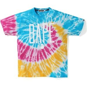 New BAPE / A BATHING APE Tie Dye Shirt (XXL TAG)